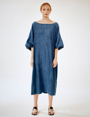 Meditation Dress dark indigo