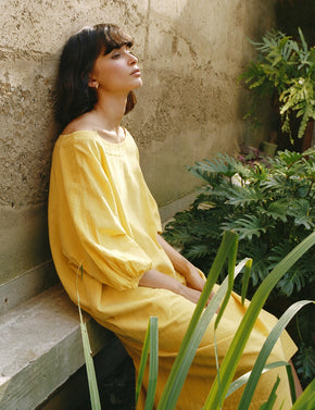 Meditation Dress gardenia